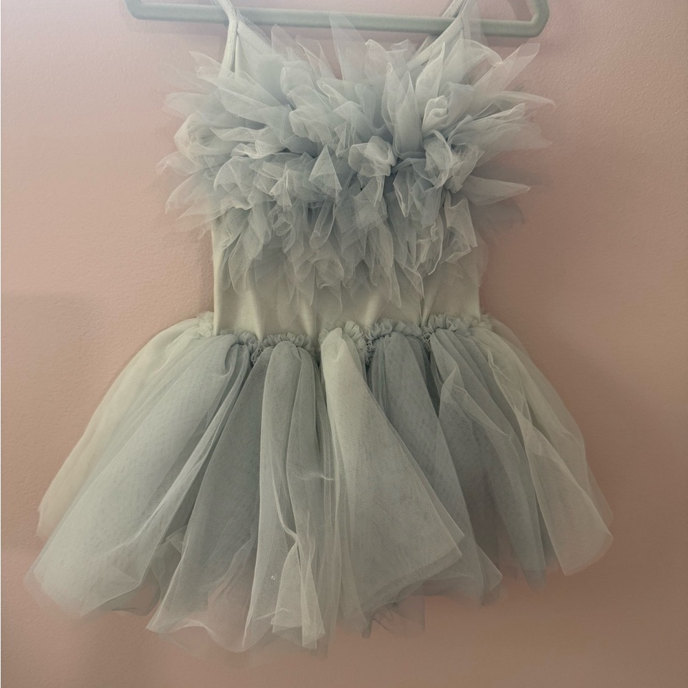 Tutu Du Monde Light Gray Tulle Ruffled Formal Dress